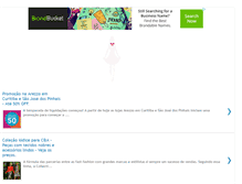 Tablet Screenshot of mariavitrine.com.br